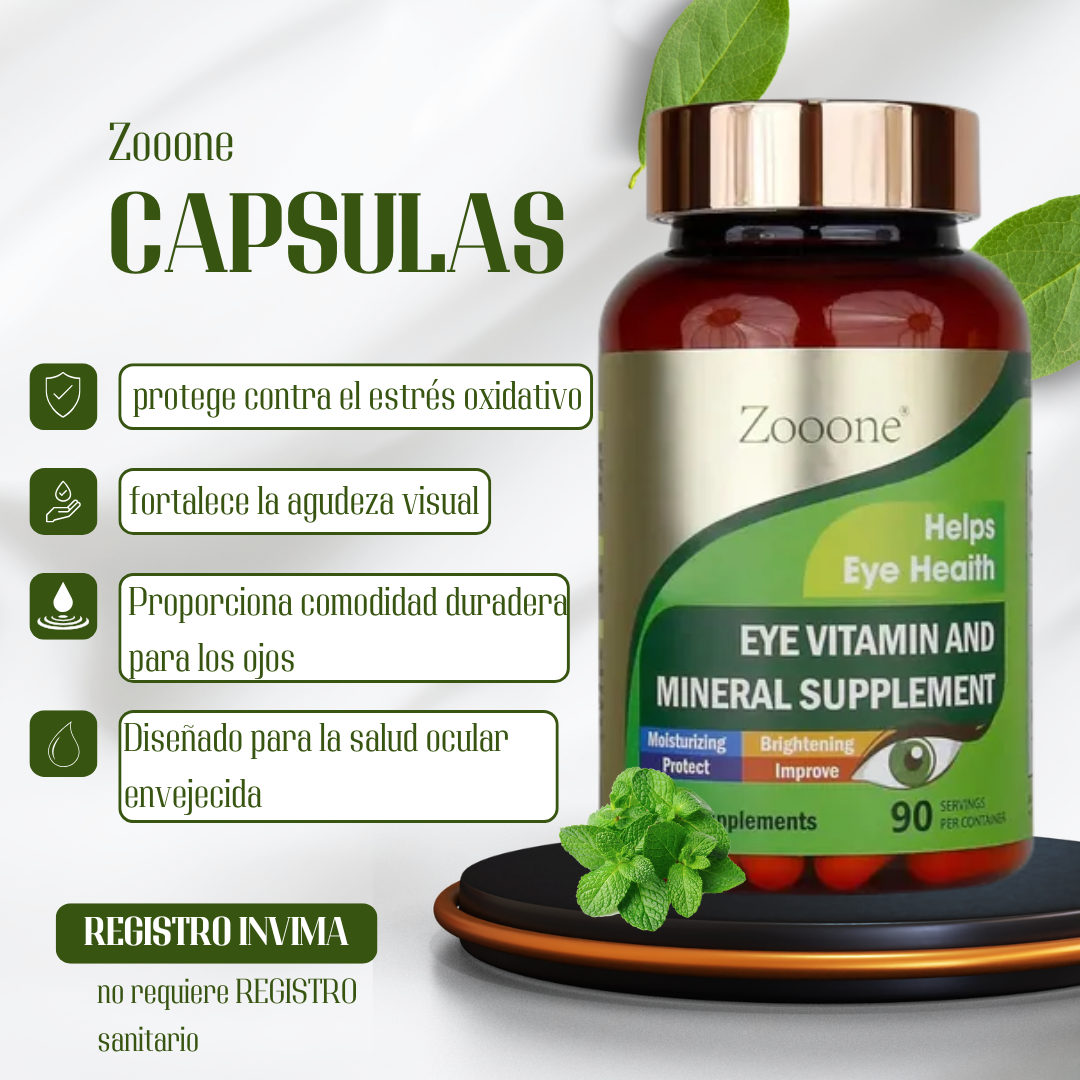Zooone Capsulas Para Los Ojos